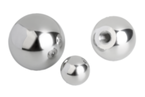 Ball knobs stainless steel or aluminium DIN 319