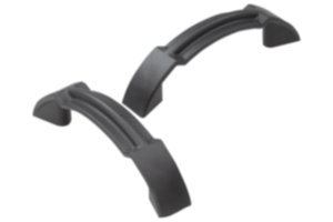 Pull handles arched, plastic 