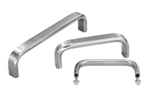 Pull handles stainless steel, oval